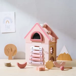 Maison d'éveil en bois montessori