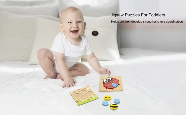 bébé puzzle en bois
