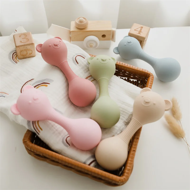 hochet en silicone