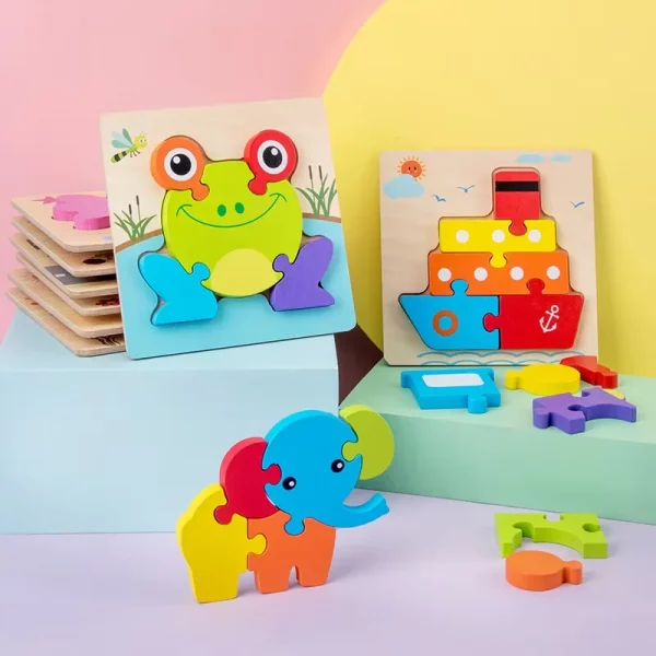 puzzle en bois bébé