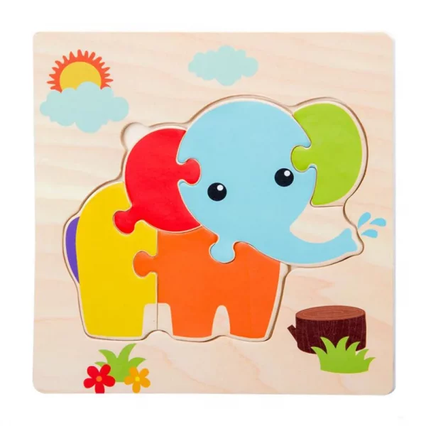Puzzle en Bois pour Bébé – Image 2