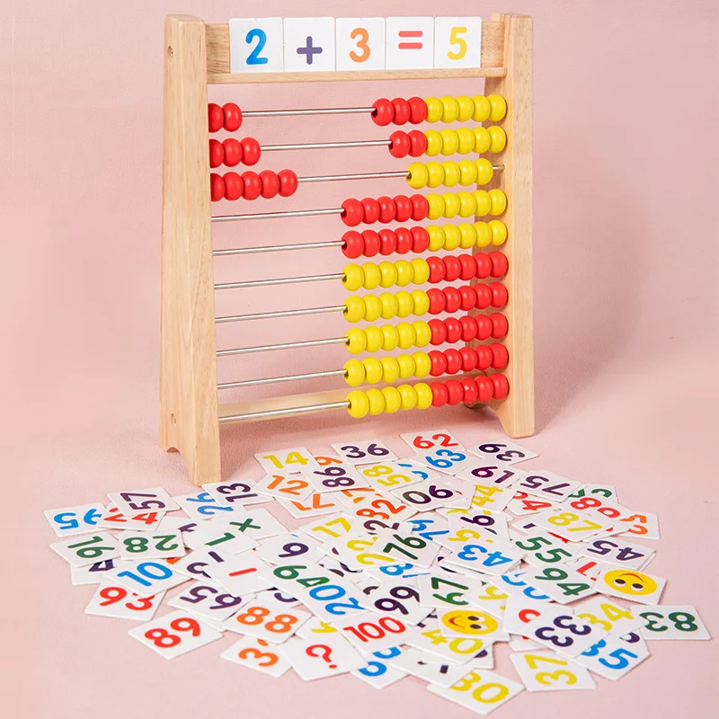 boulier éducatif en bois