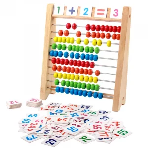 boulier éducatif en bois montessori