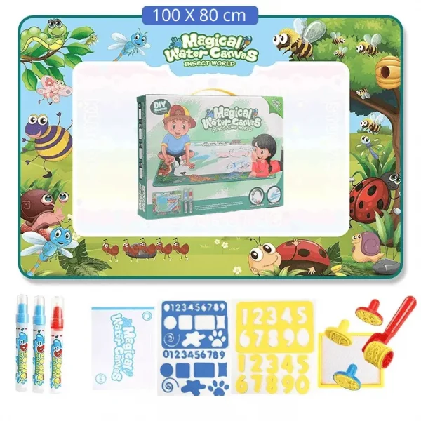 tapis de dessin magique insectes