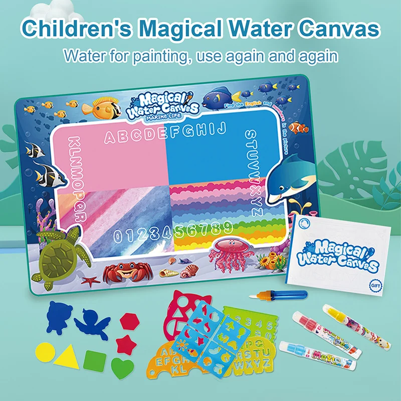 tapis dessin magique à l'eau