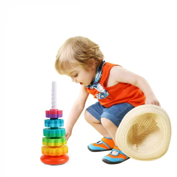 Tour à Empiler Colorée pour Bébé – Image 3