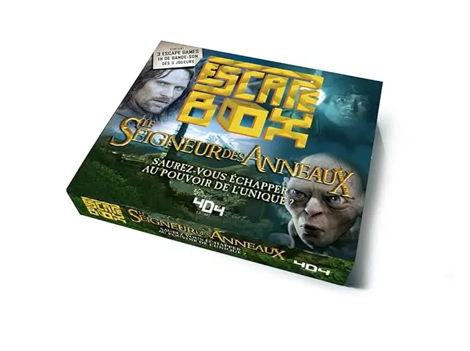escape box seigneur des anneaux