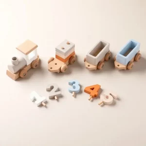 Train en Bois Montessori