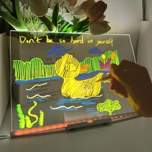plateau led dessin fluorescent 2
